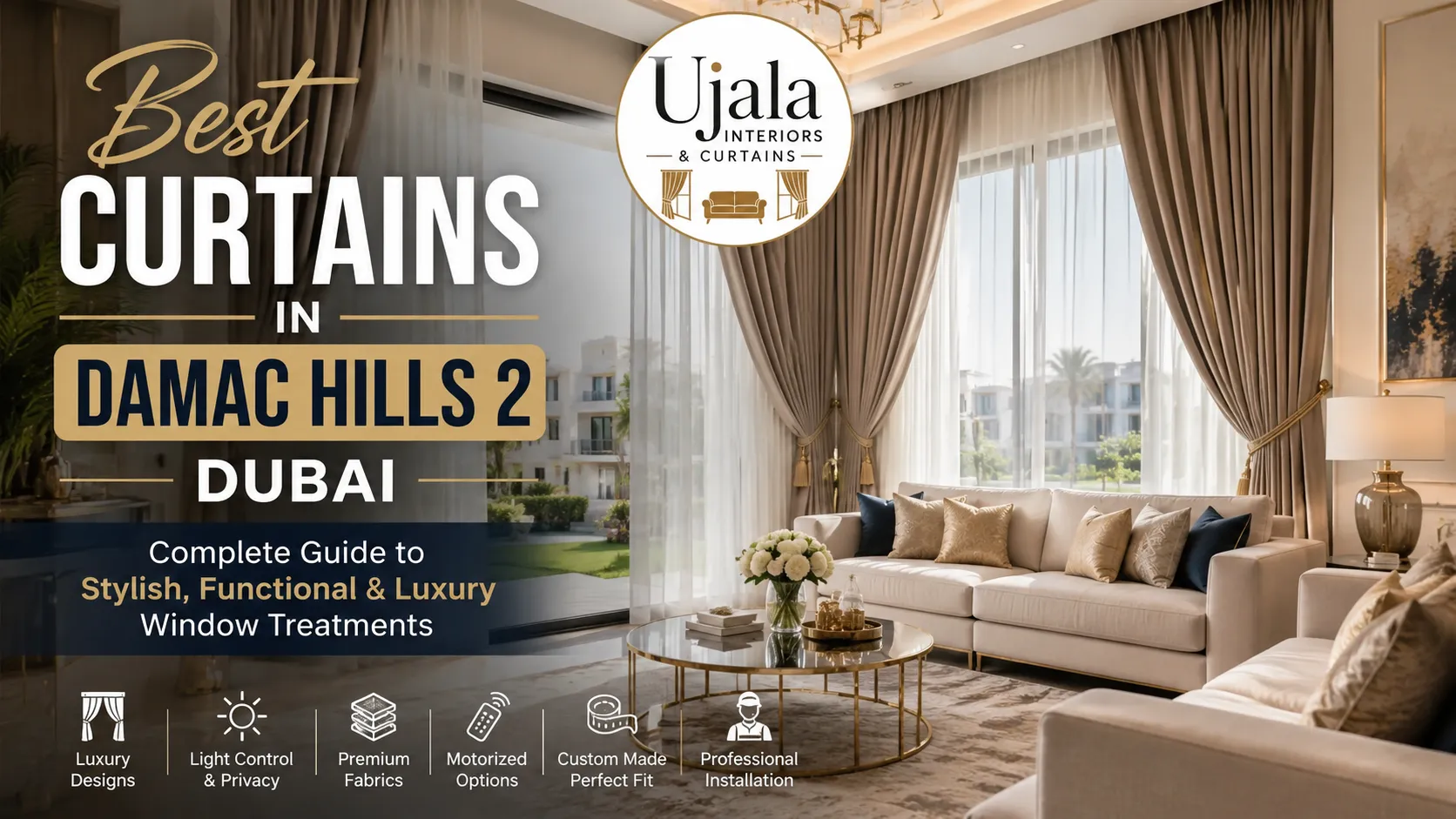 Best Curtains in DAMAC Hills 2 Dubai