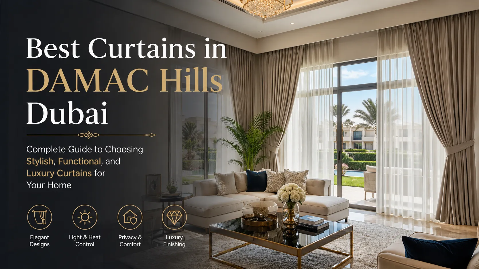 Best Curtains in DAMAC Hills Dubai