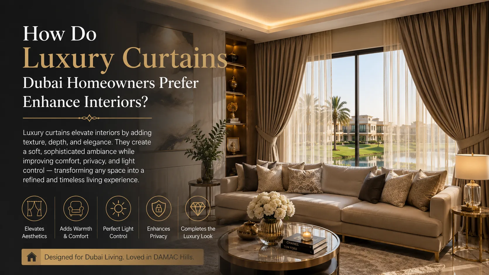 How Do Luxury Curtains Dubai Homeowners Prefer Enhance Interiors