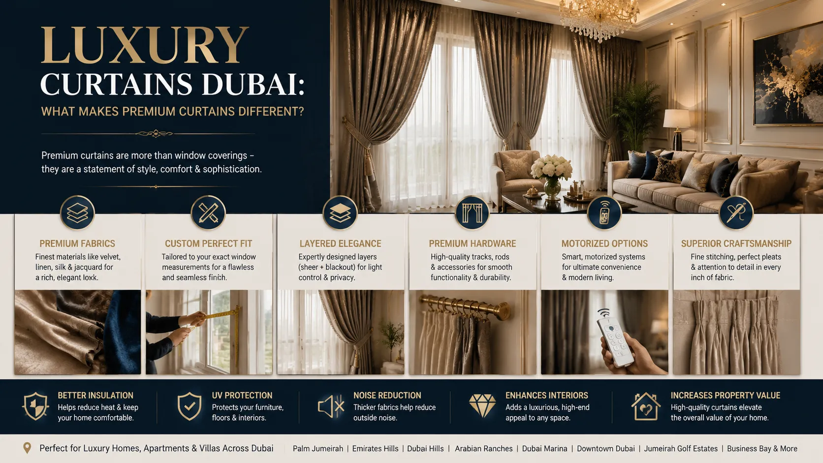 Luxury Curtains Dubai What Makes Premium Curtains Different