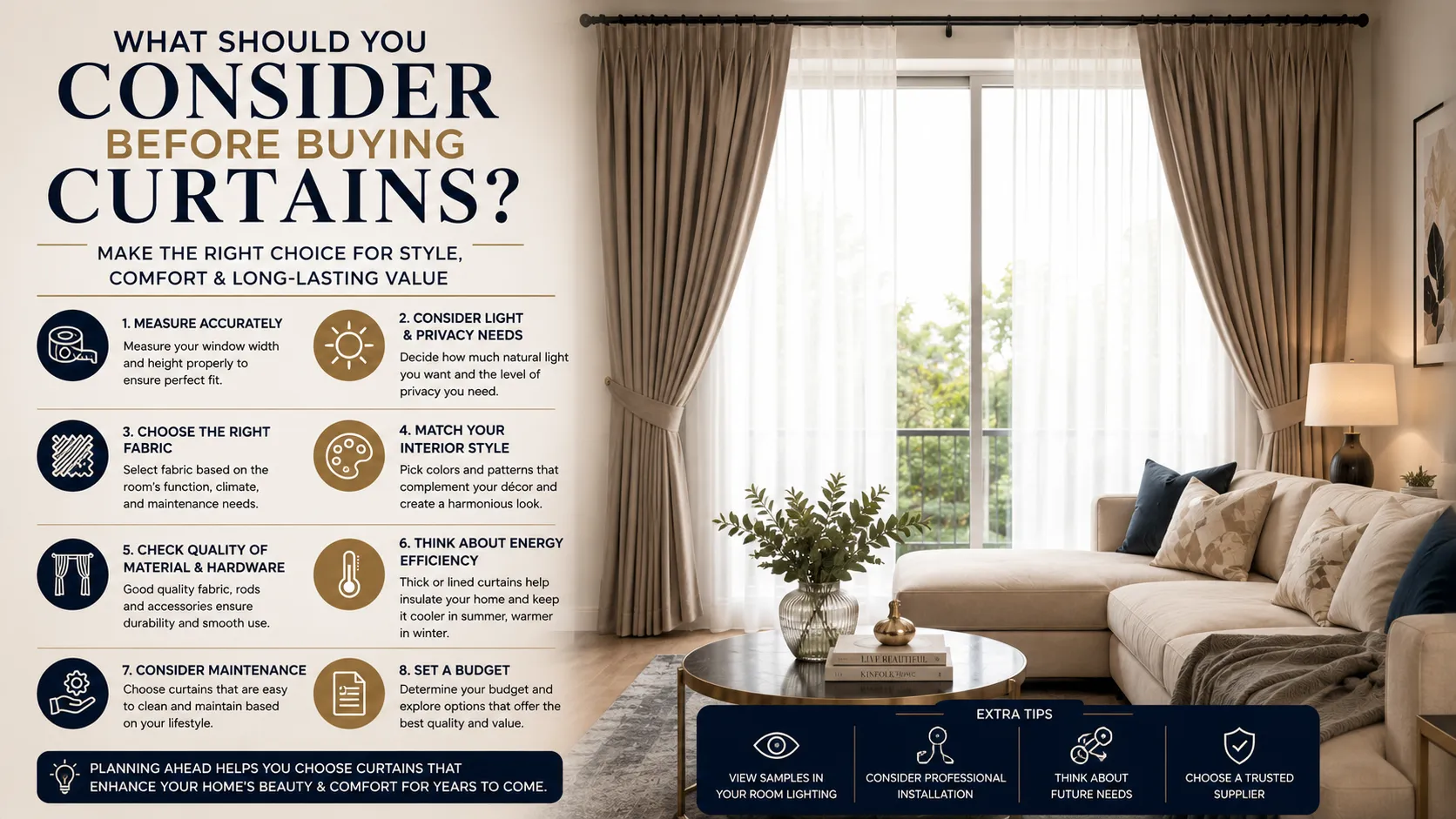 What Should You Consider Before Buying Curtains