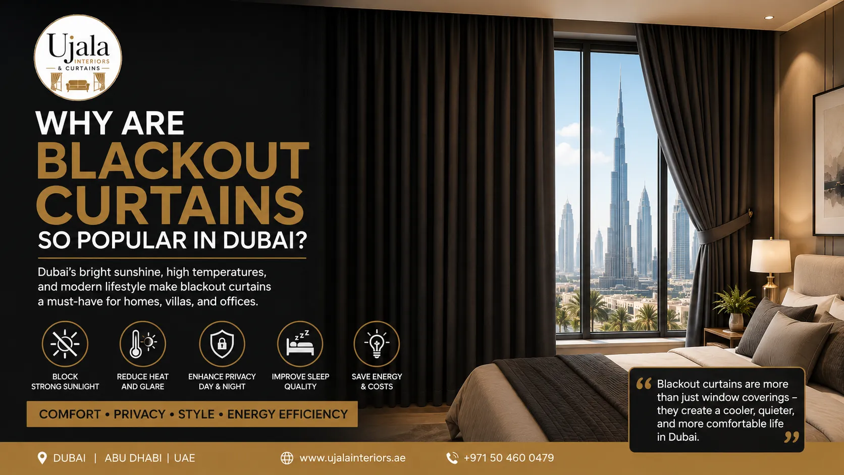 Why Are Blackout Curtains So Popular in Dubai