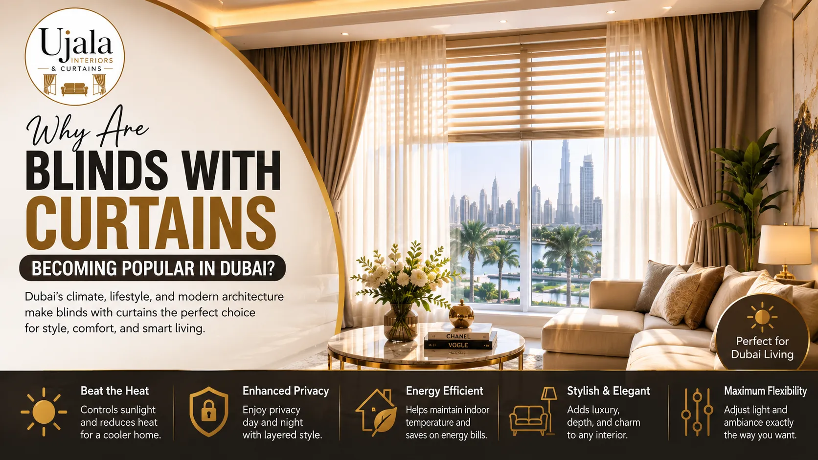 Why Are Blinds With Curtains Becoming Popular in Dubai