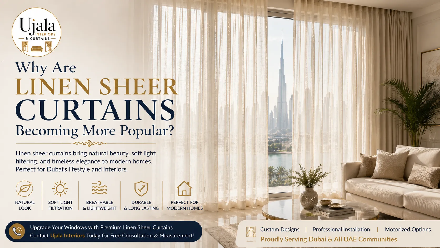 Why Are Linen Sheer Curtains Becoming More Popular