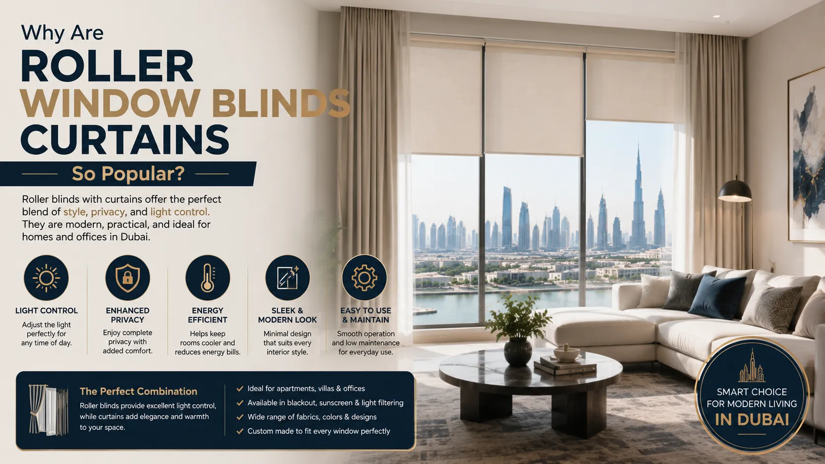 Why Are Roller Window Blinds Curtains So Popular