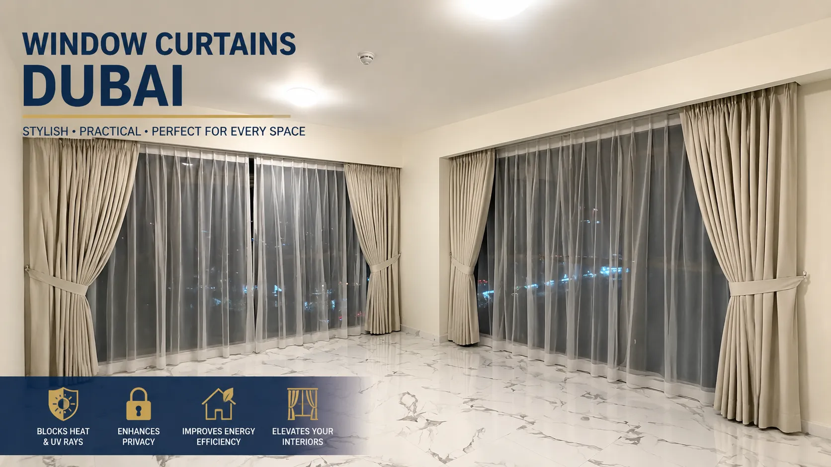 Window Curtains Dubai