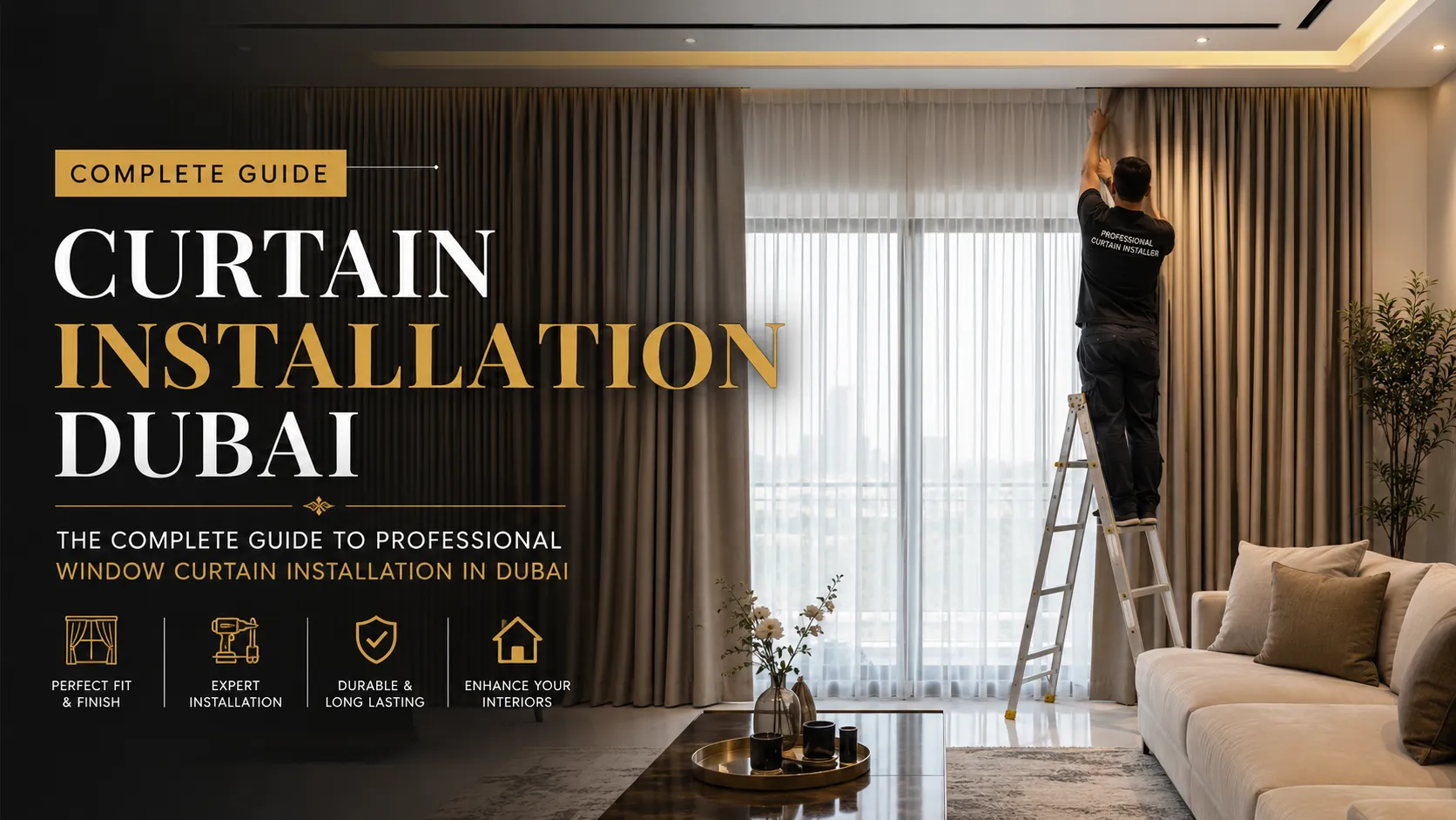 Curtain Installation Dubai