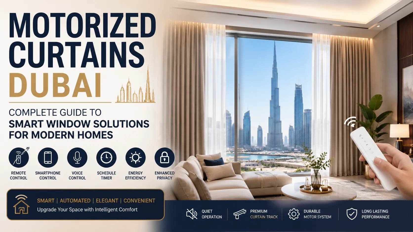 Motorized Curtains Dubai