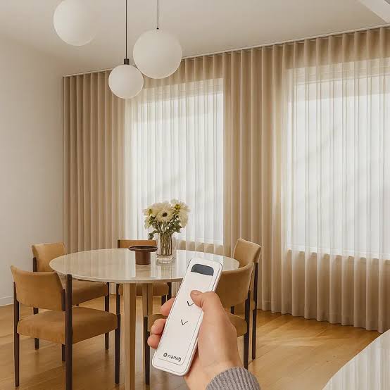Motorized curtains in dubai